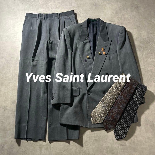 【NA】セットアップ × yves saint laurent ネクタイ
