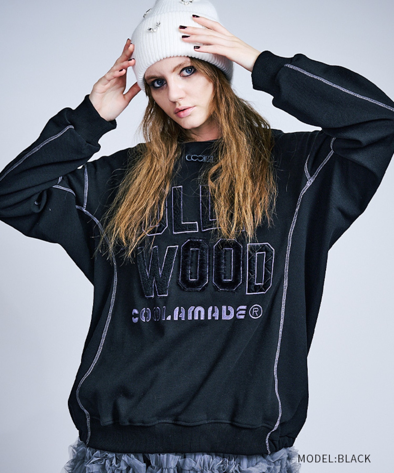 ロゴヴァリアスパッチエンブロイダリーTOPS (BLACK) CQ-47048