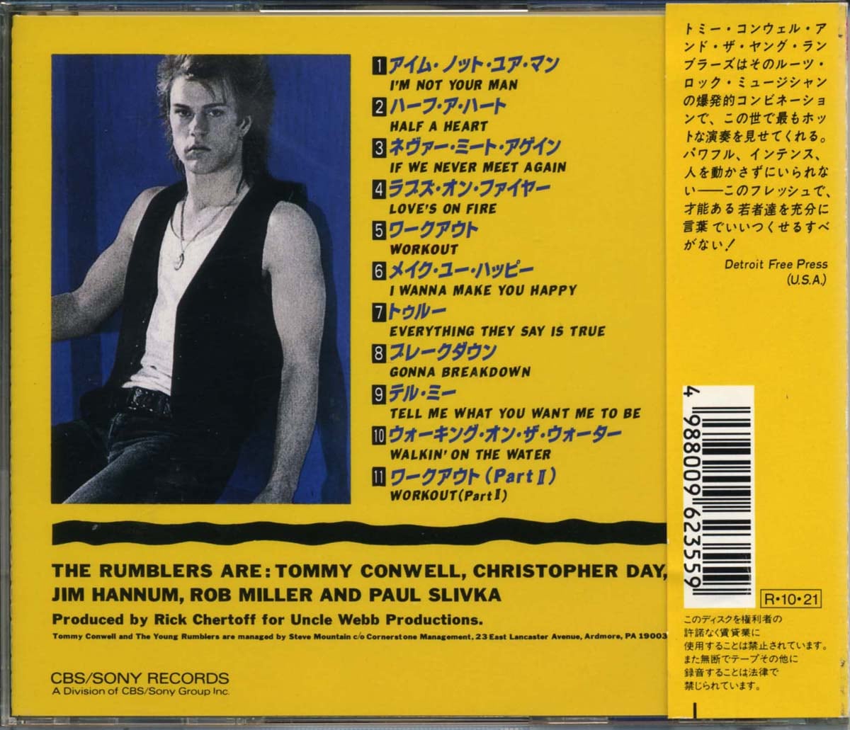 Tommy CONWELL & the YOUNG RUMBLERS - Rumble [CD] | KITOWW