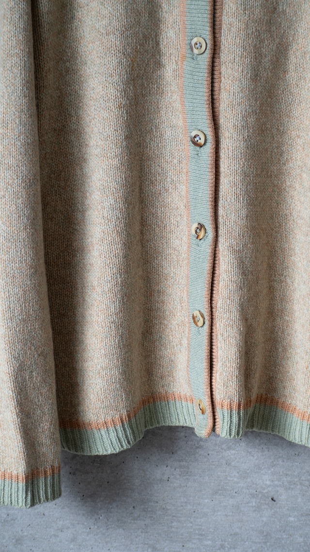 "MARSINA CALIFORNIA" 1970s Lambs wool knit cardigan