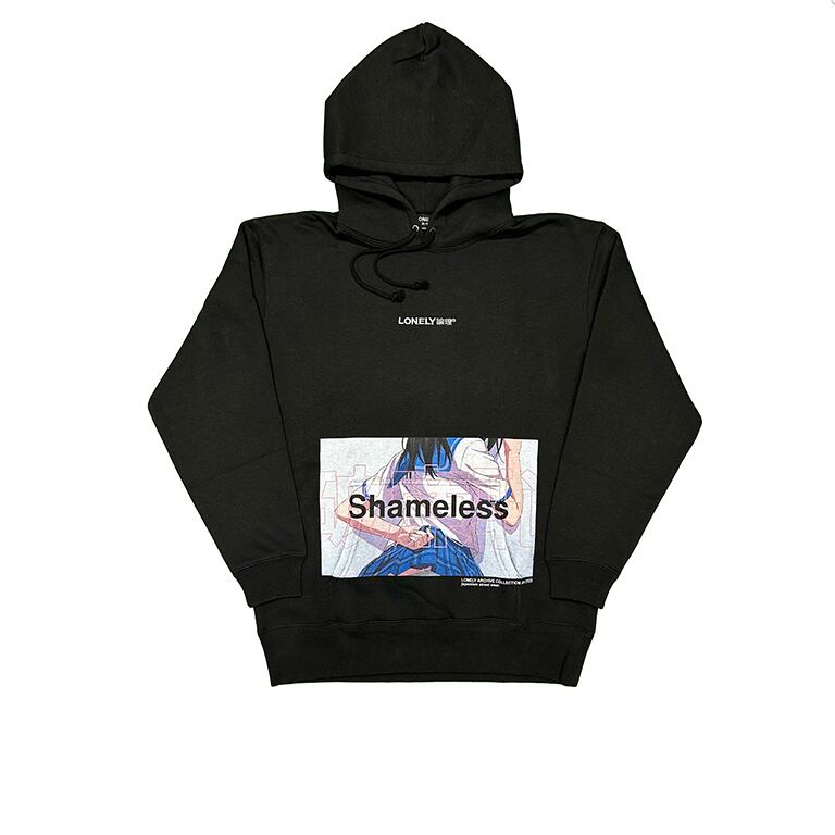 LONELY論理#25 SHAMELESS羞恥心HOODIE | lonelytokyo