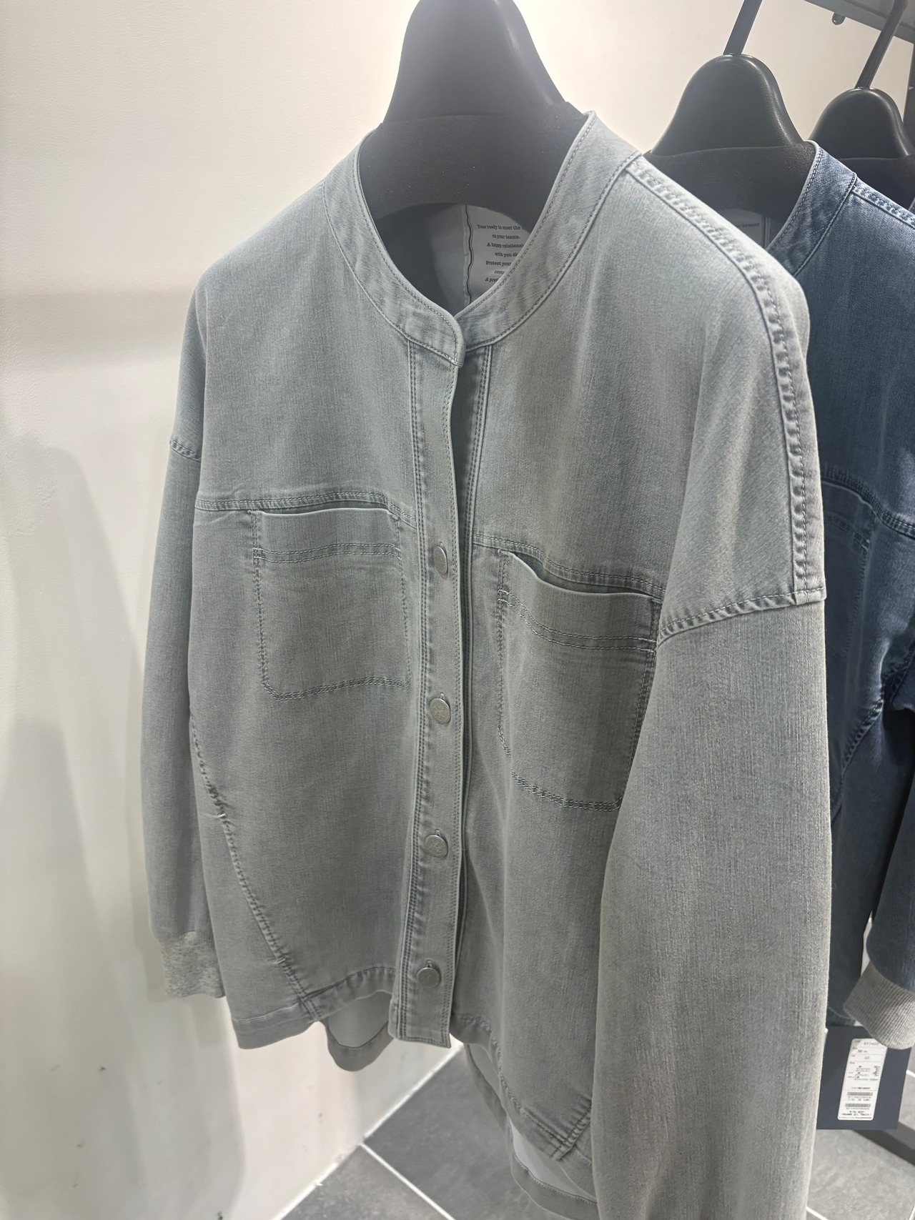 ROBE ノーカラーデニムジャケット　611403