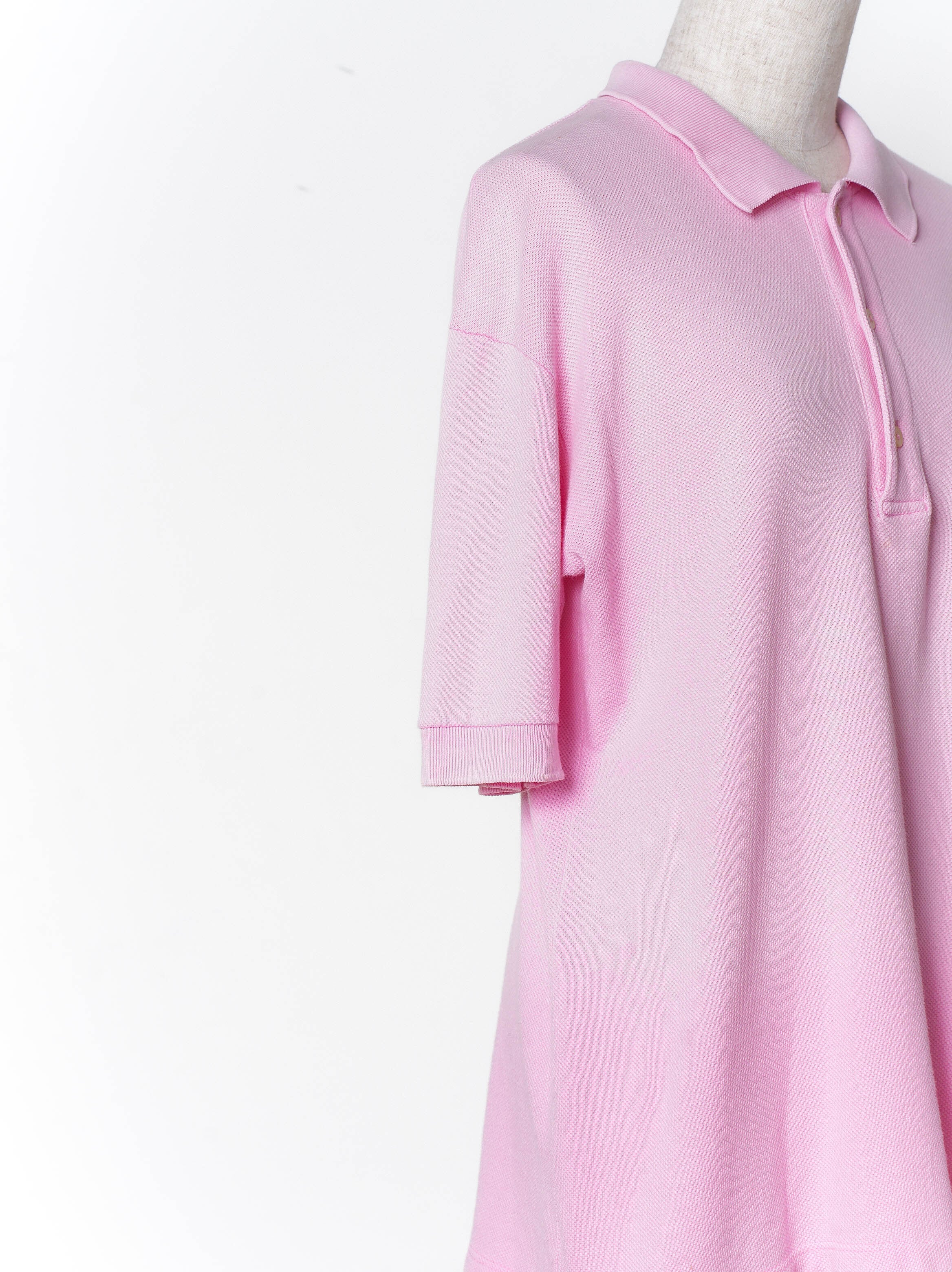 CELINE セリーヌ ピンクワンポイント半袖ポロシャツ | Raum Vintage