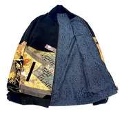 【bomber54】Ssize 再構築リバーシブル着物ボンバー KIMONO reversible BOMBER JACKET