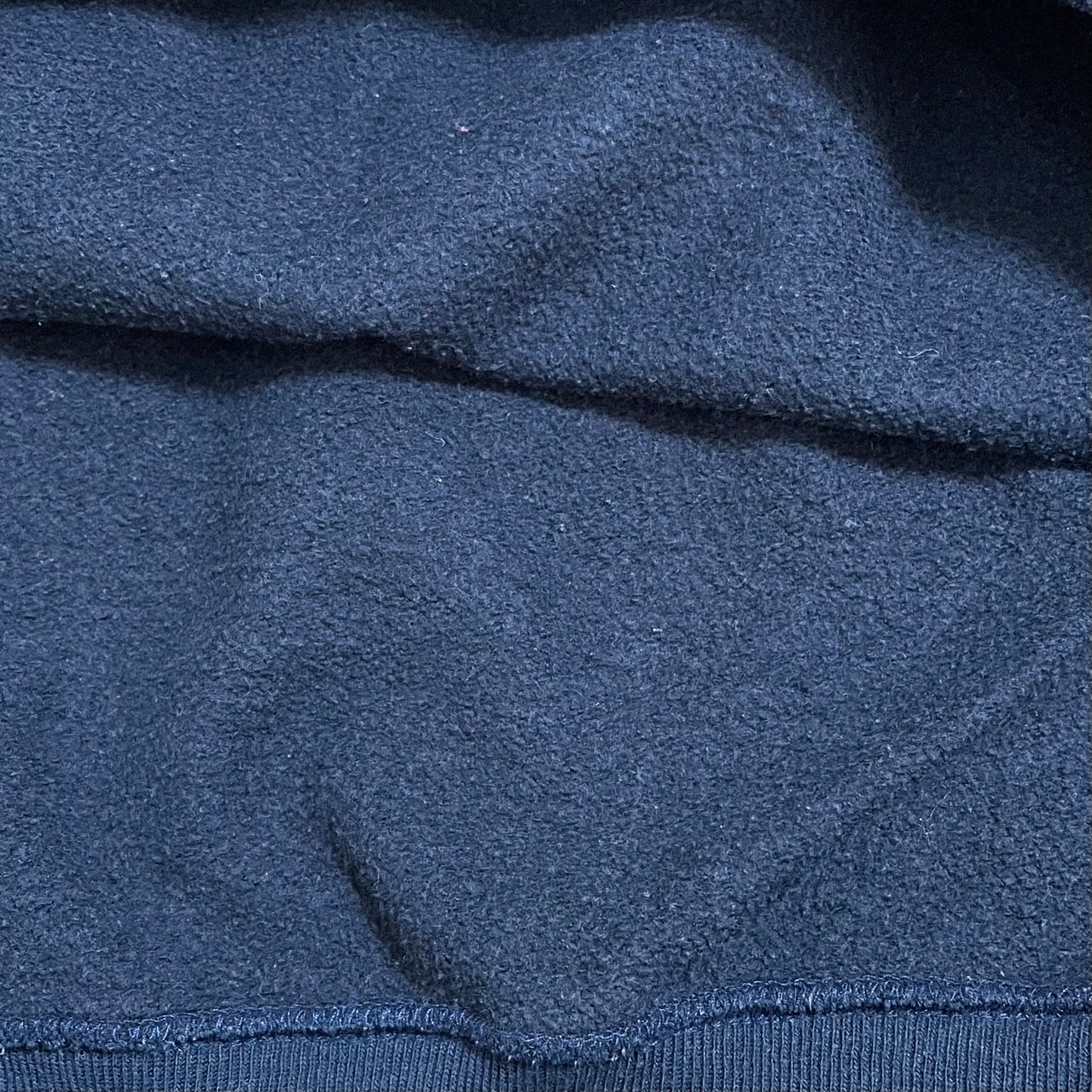 【DAVID TAYLOR】ハーフボタン デザインスウェット トレーナー プルオーバー 胸ポケット 裏起毛 ネイビー デビットテイラー US古着