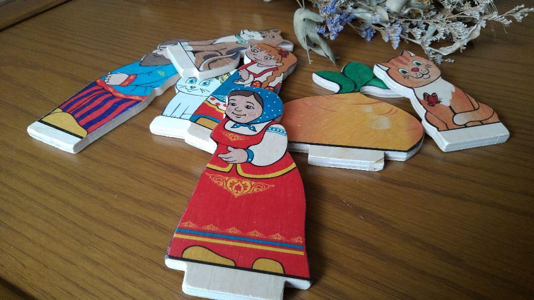 KV013】10cm級 おきあがりこぼし カバノヴァおおきなかぶ