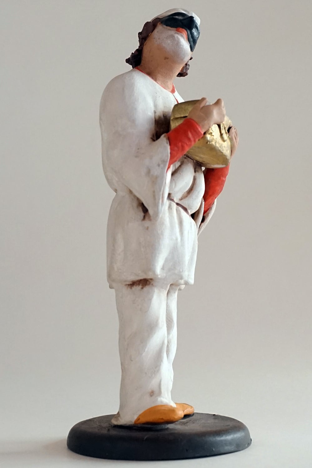 金塊を持ったプルチネッラ ー ナポリの幸運のお守り dF-E-1 | ルカニア