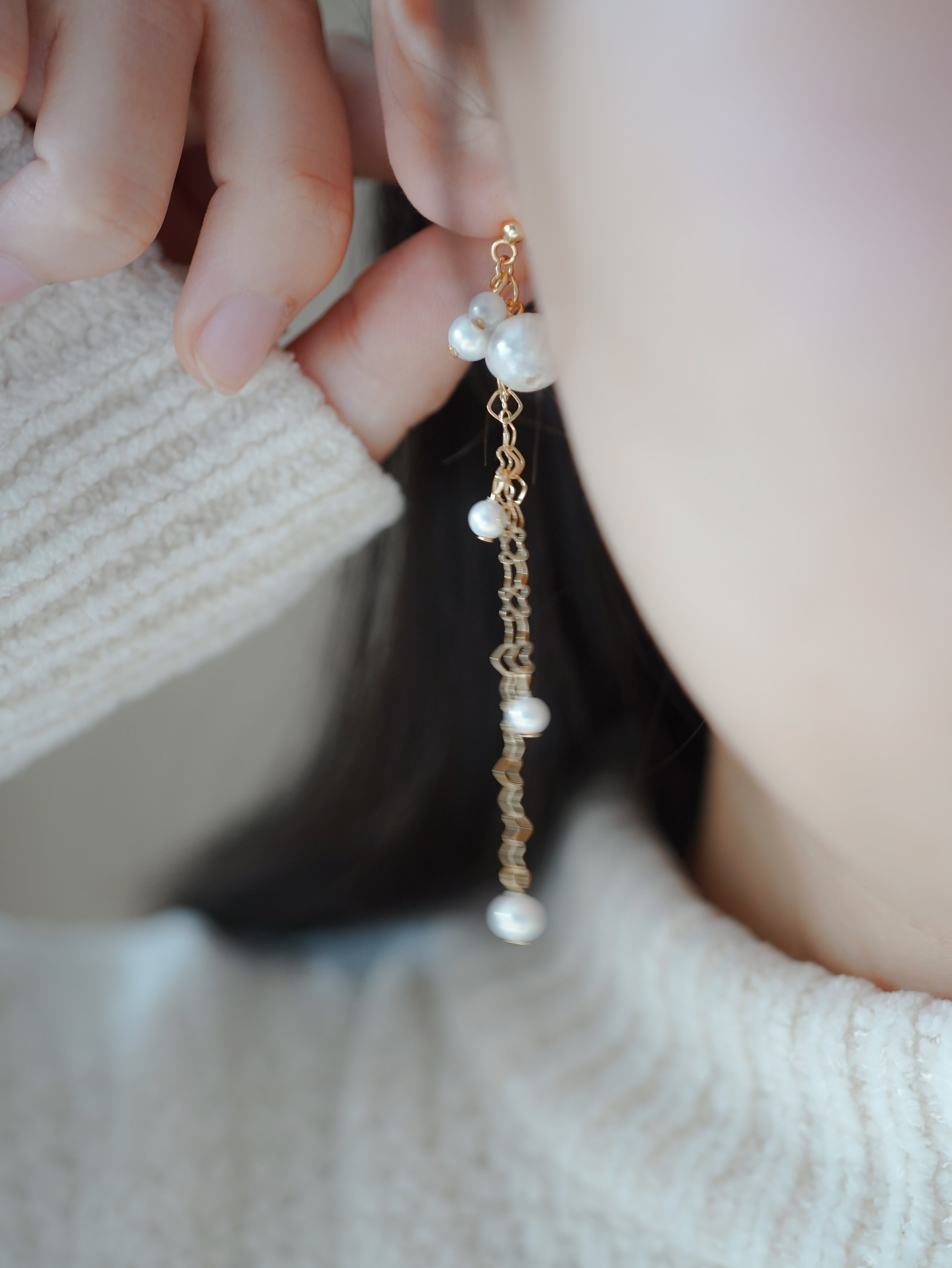 【最終販売】『 雲 』耳飾り