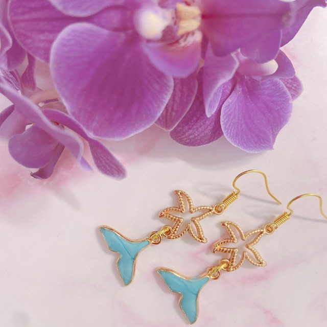 ☘️No.278 ピアス/イヤリング （カラフルレザーピアス【ドットピアス 