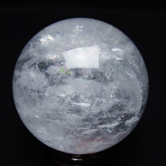水晶 丸玉 64mm スフィア 置物 水晶玉 一点物 151-8930
