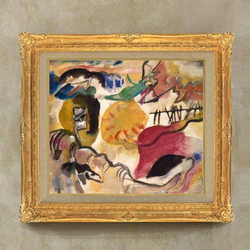 直筆仕上げ油絵【ワシリー・カンディンスキー】Improvisation 27 (Garden of Love 2) F10 絵画 アート インテリア 抽象画