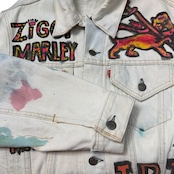 【LEVI’S】リーバイス "ZIGGY MARLEY" ペイントデニムジャケット