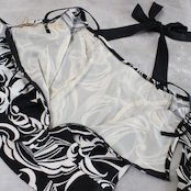 社交ダンス 衣装 スタンダード 上下セット ツーピース パーティ衣装 白 黒 サン・ヨシムラ ホワイト系 ブラック系 長袖 ホルターネック モダンダンス セットアップ ダンスドレス おしゃれ 女性用 派手 シンプル ストレッチ 体型カバー サイズM 高品質 日本製 パーティー カジュアル フォーマル