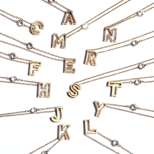 Cube alphabet necklace