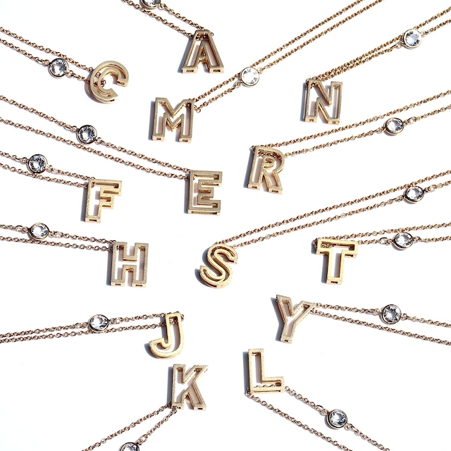 Cube alphabet necklace