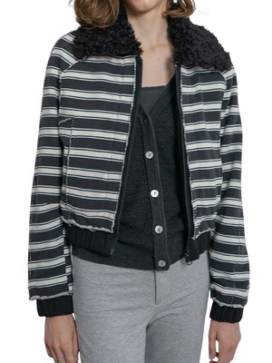 PERVERZE パーバーズ / トップス / Fur Trimmed Sweat Blouson  ¥59,400-