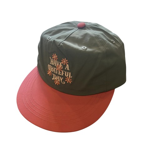 HAVE A GRATEFUL DAY #5 Panel Cap Sage Blue
