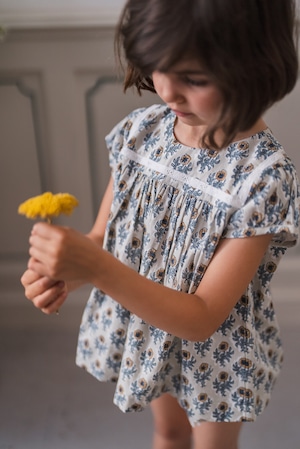 Organic Juno Blouse - Thistle Flora / Little Cotton Clothes