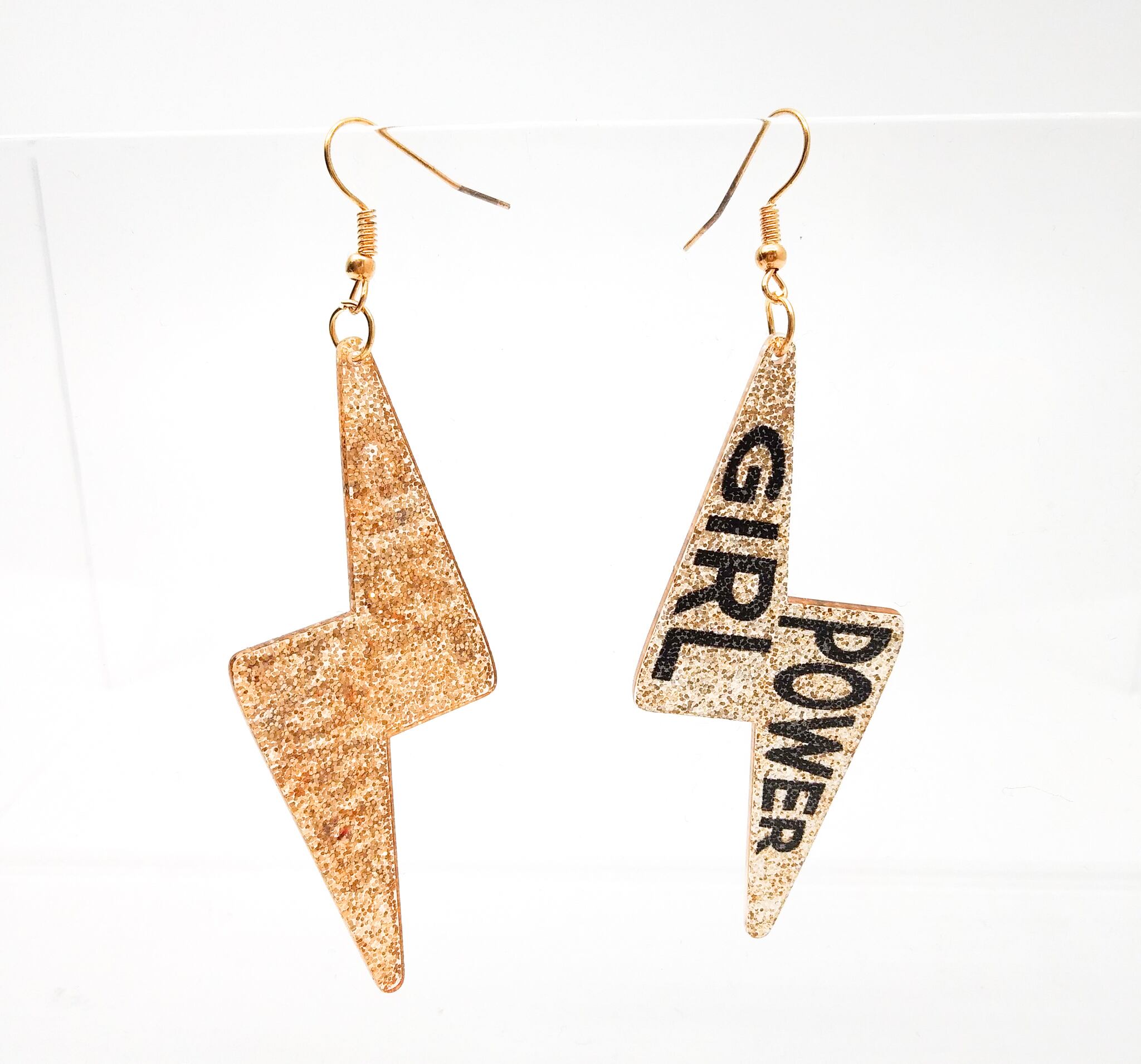 ガールパワー! ピアス イヤリング 女子力 雷 女子力アップ ダンス イベント フェス 衣装 発表会 ストリート