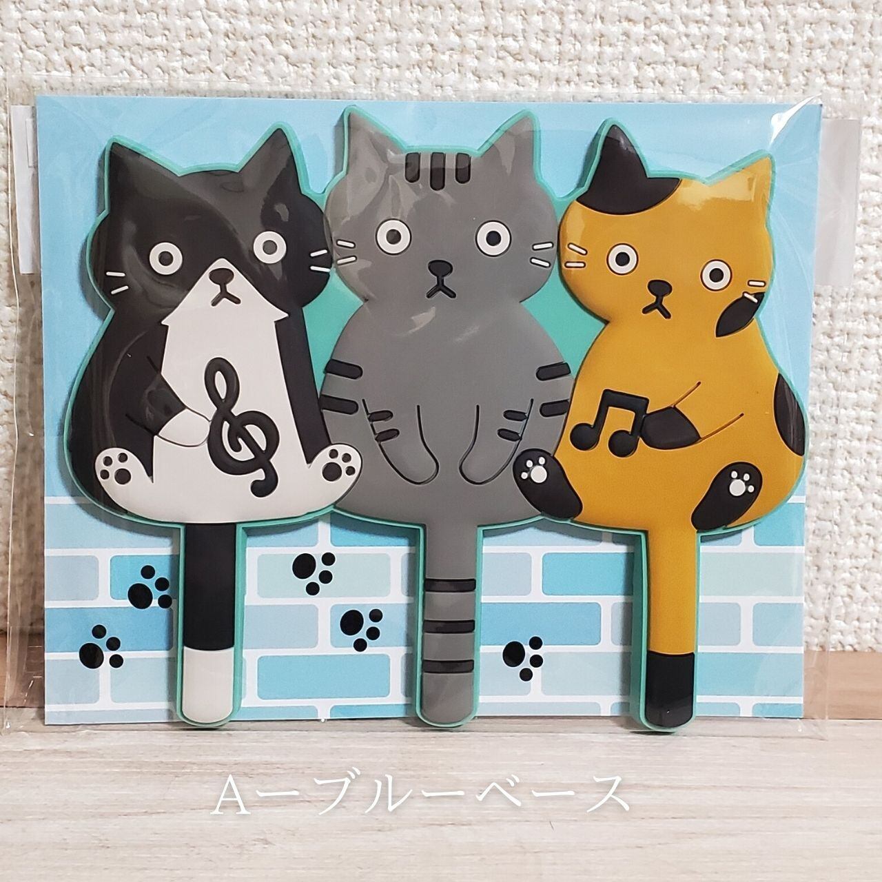 楽しい猫グッズ♪3連マグネットフック