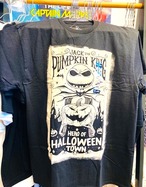 NIGHTMARE BEFORE CHRISTMAS JACK HERO OF HALLOWEEN TOWN Tシャツ Lサイズ BLACK