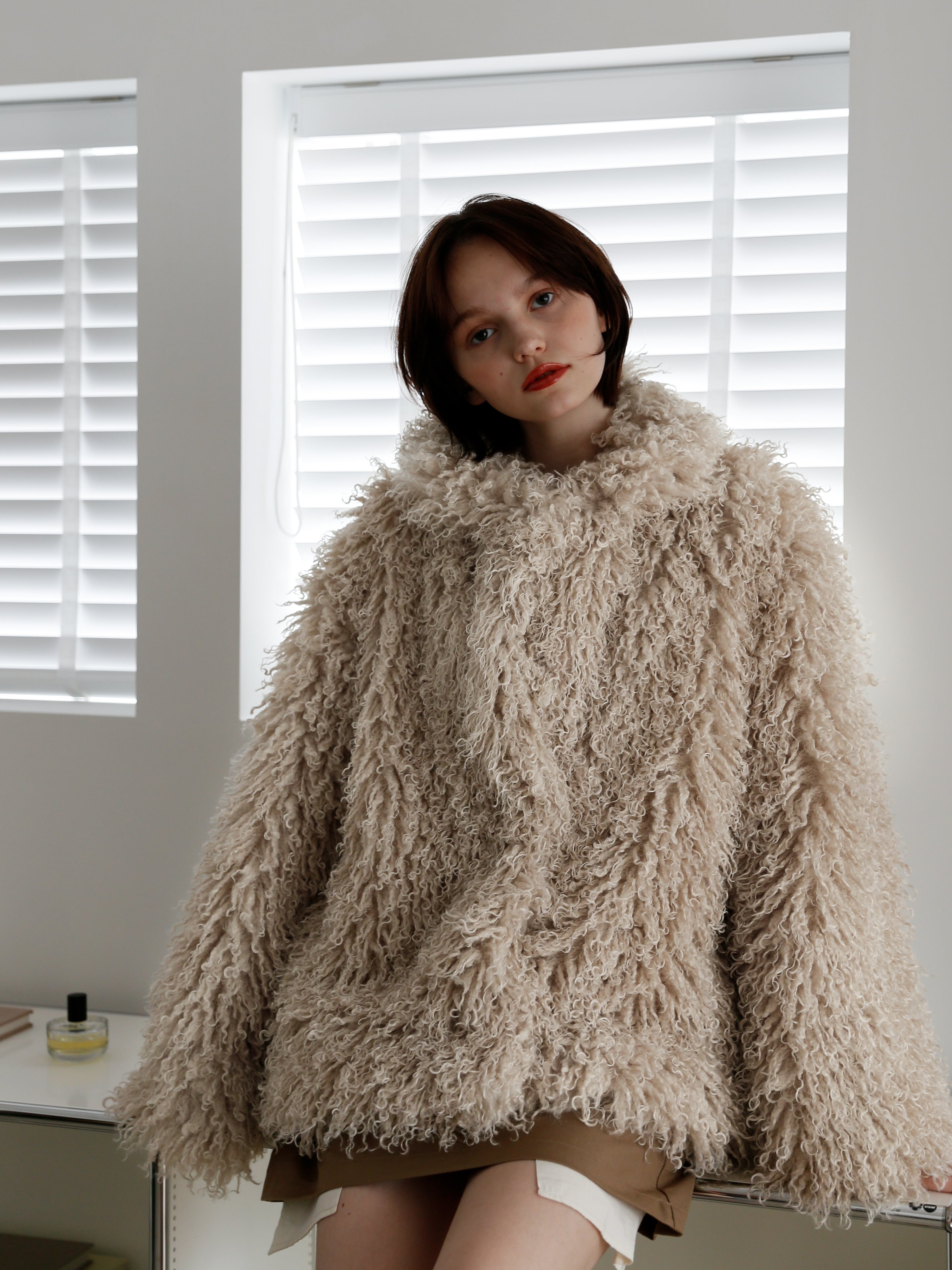 curly eco fur coat | Katrin TOKYO curly eco fur coat | Katrin TOKYO