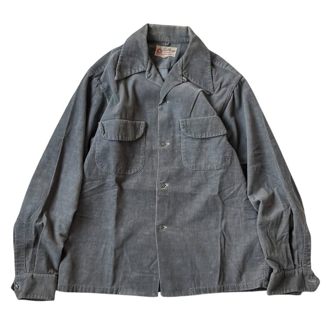 Mac Phergus corduroy open collar shirt