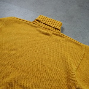 90s OLD GAP High-neck cotton sweater "made in UNITED KINGDOM" XL 古着