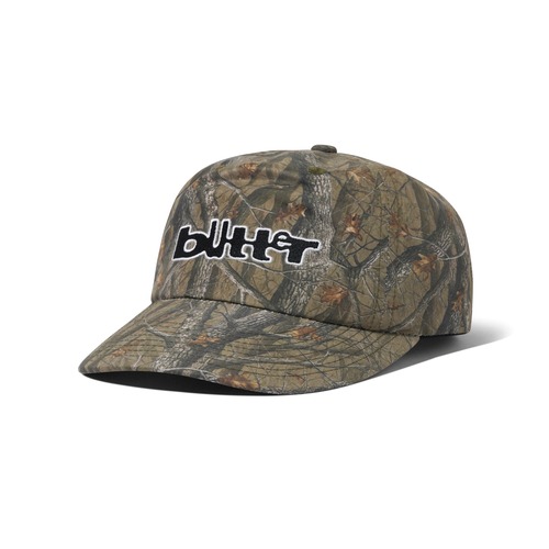 BUTTERGOODS WARPED 5 PANEL CAP FOREST CAMO
