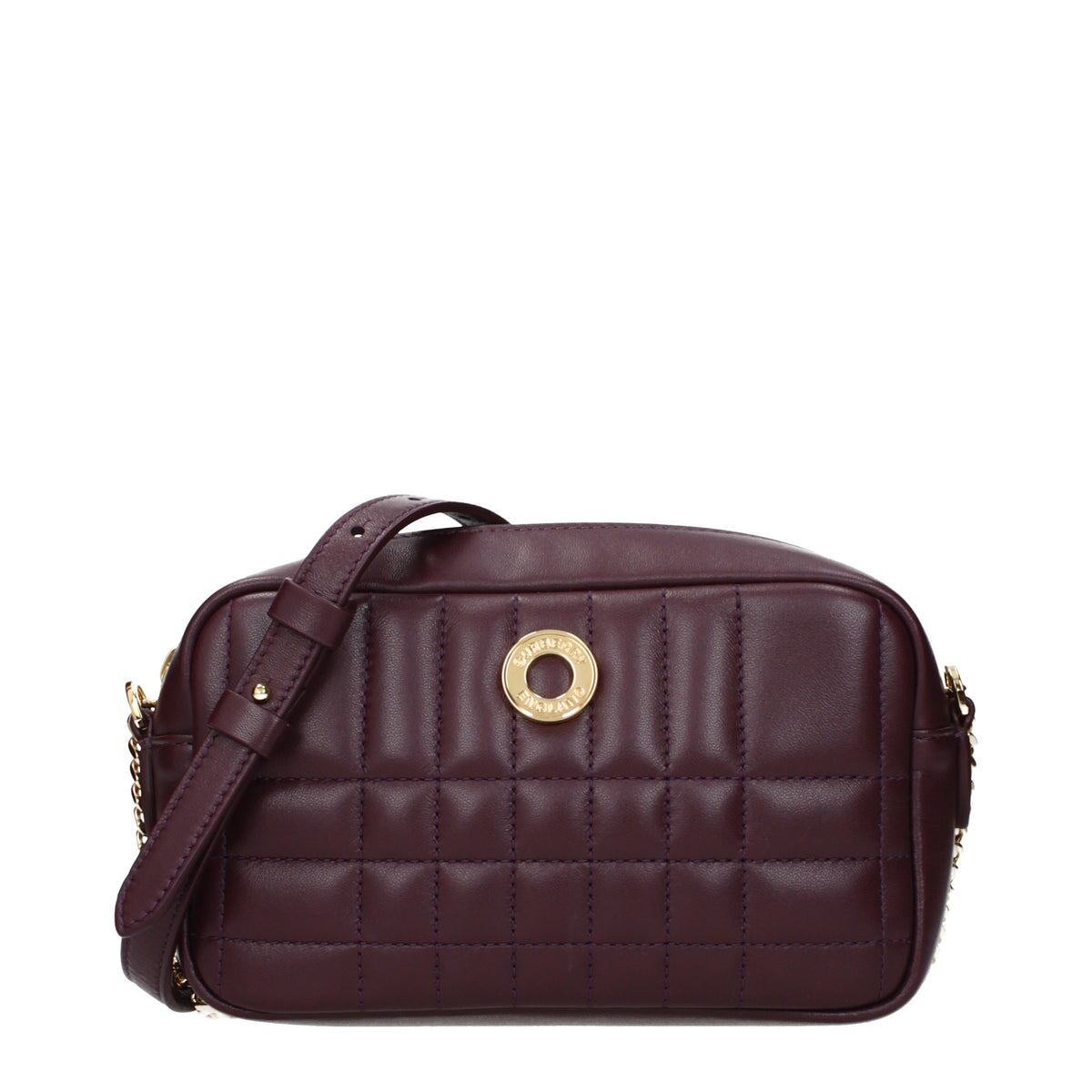 BURBERRY バーバリー レディース クロスボディバッグ レザー レッド