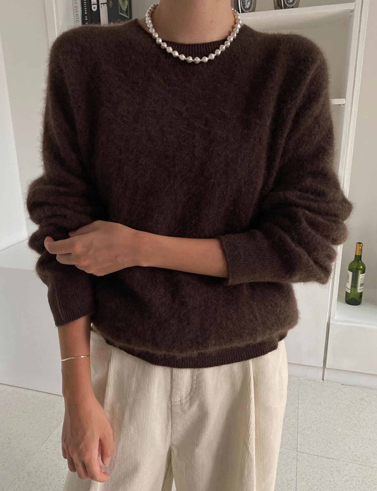 【新作5%OFF・3日間】Wool & Cashmere Knit_3colors