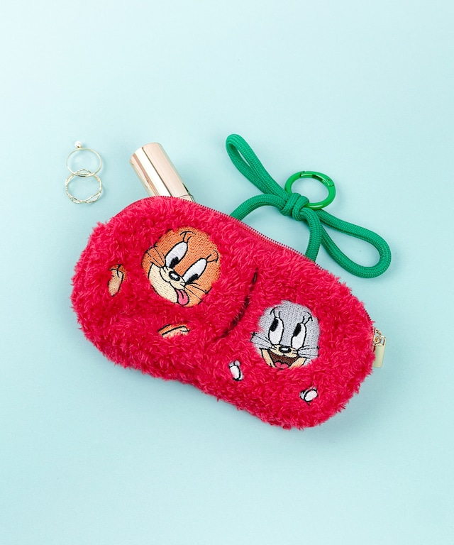 F268006-33_TOM and JERRY×Flapper さくらんぼポーチ