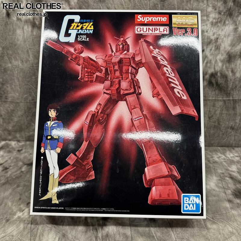未組立】Supreme×BANDAIシュプリーム×バンダイ【21AW】MG 1/100 RX-78 