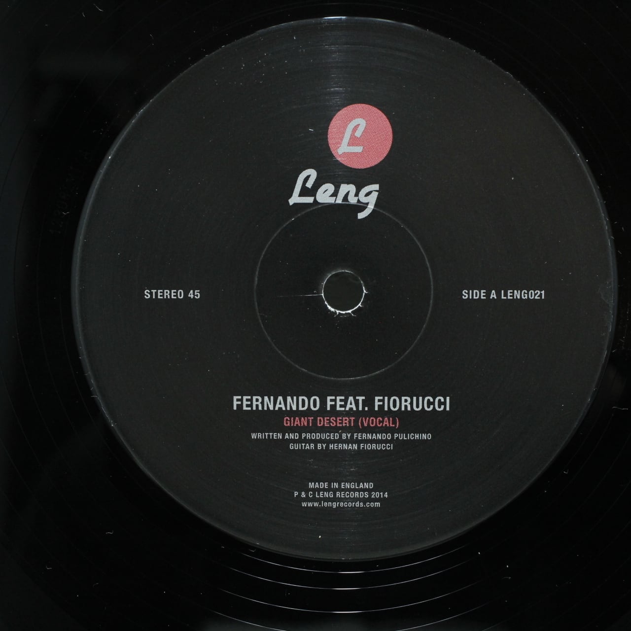 Fernando Pulichino Feat. Hernan Fiorucci / Giant Desert [LENG021] - 画像1