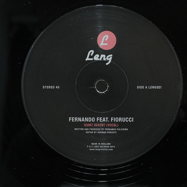 Fernando Pulichino Feat. Hernan Fiorucci / Giant Desert [LENG021] - メイン画像
