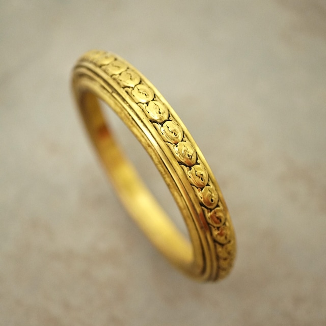 【FRENCH ANTIQUE】ANTIQUE GOLD BANGLE