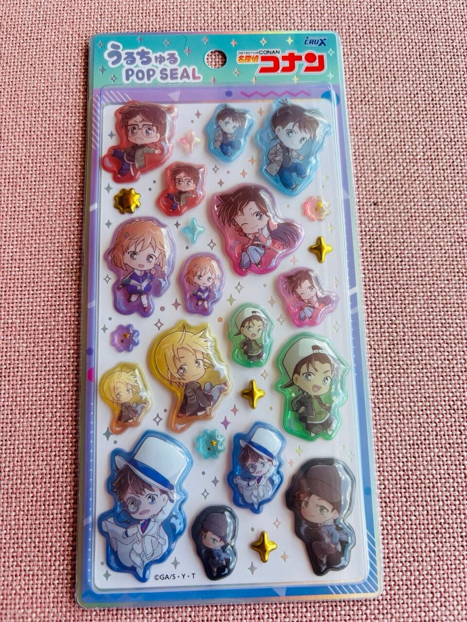うるちゅる POP SEAL ぴょんキャラ・名探偵コナン X15