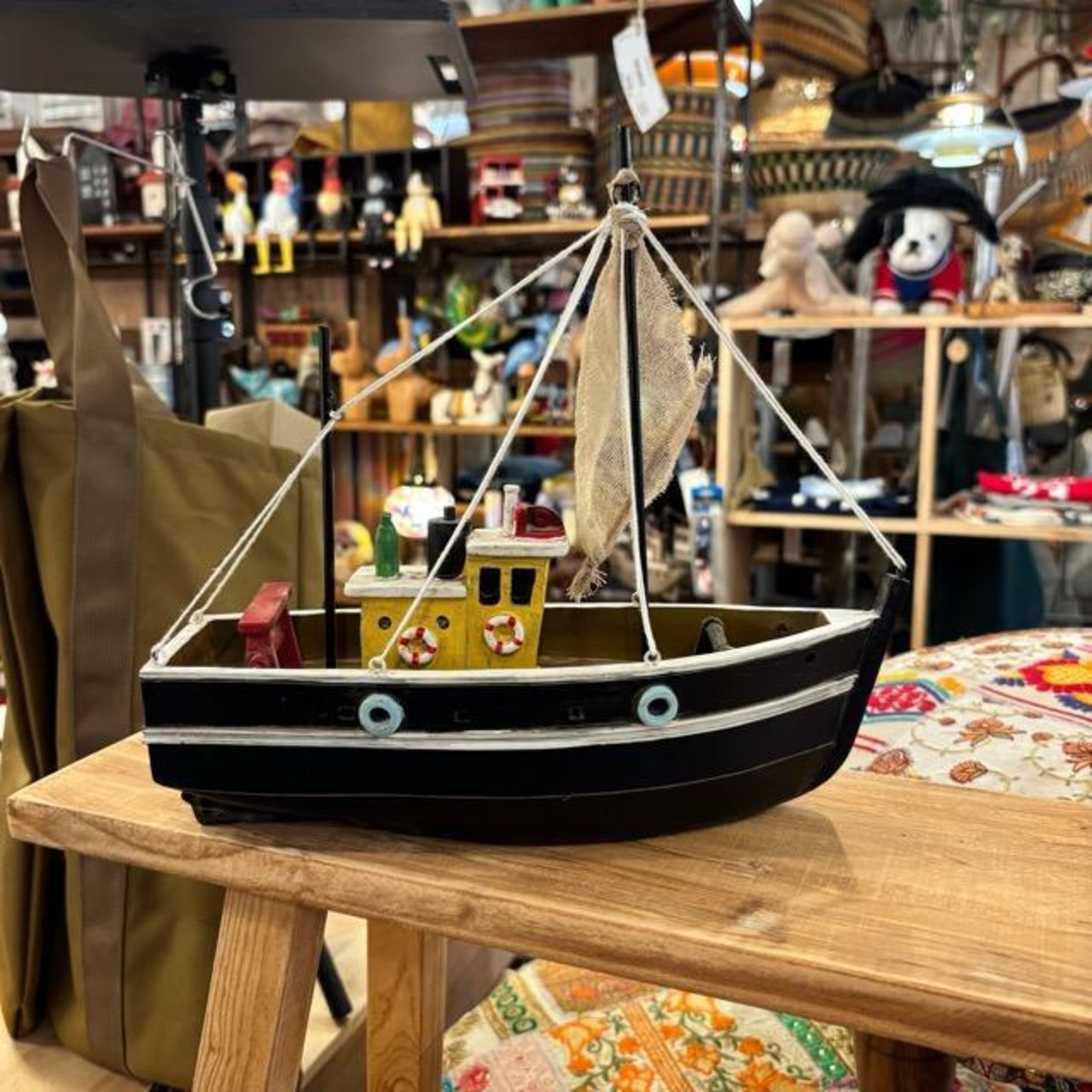 China Antique Design Boat Object 中国 アンティーク調 船のオブジェ 置物 インテリア雑貨 ギフト 飾り