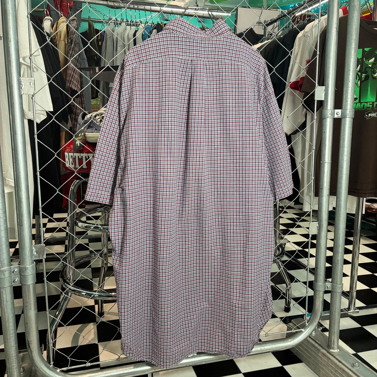 90s RALPH LAUREN SPORT 半袖チェックシャツ ラルフスポーツ