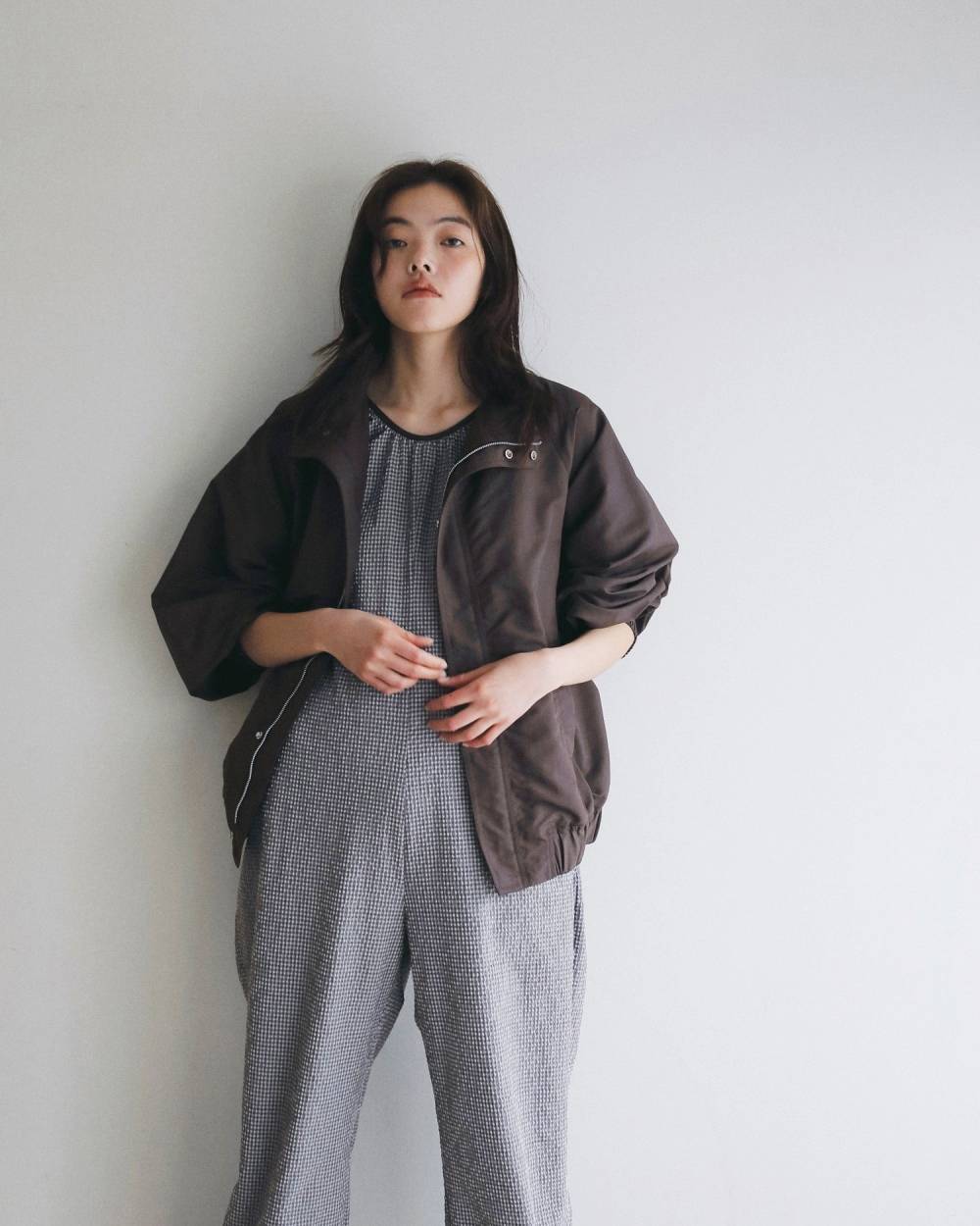 anuke 】Standcollar Zip Blouson | valance 福井｜レディース