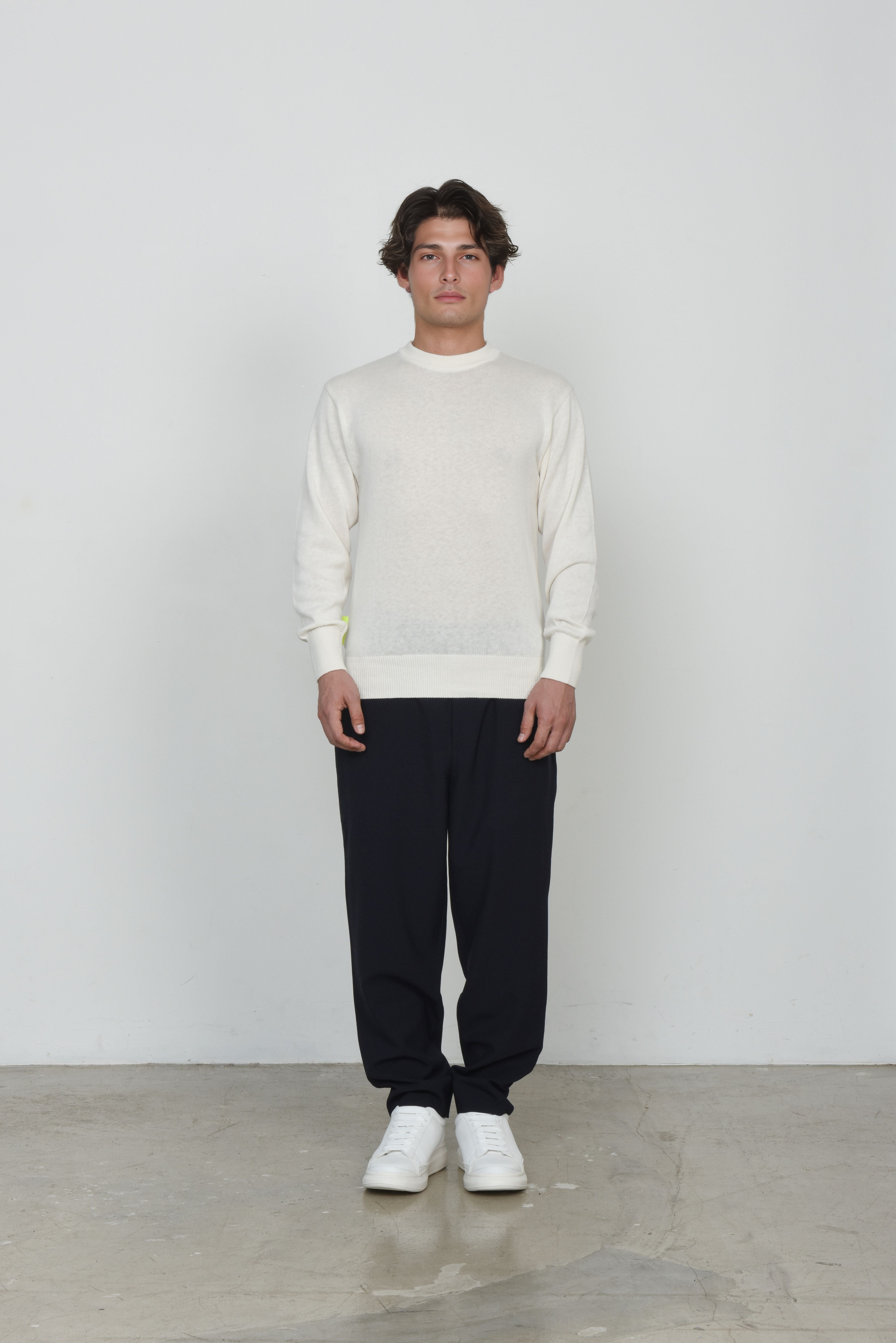 MOCK NECK S/S WHITE | lolo