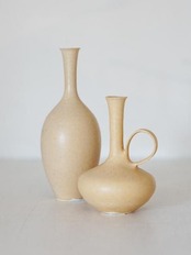 和田麻美子 花器オレンジベージュ系1