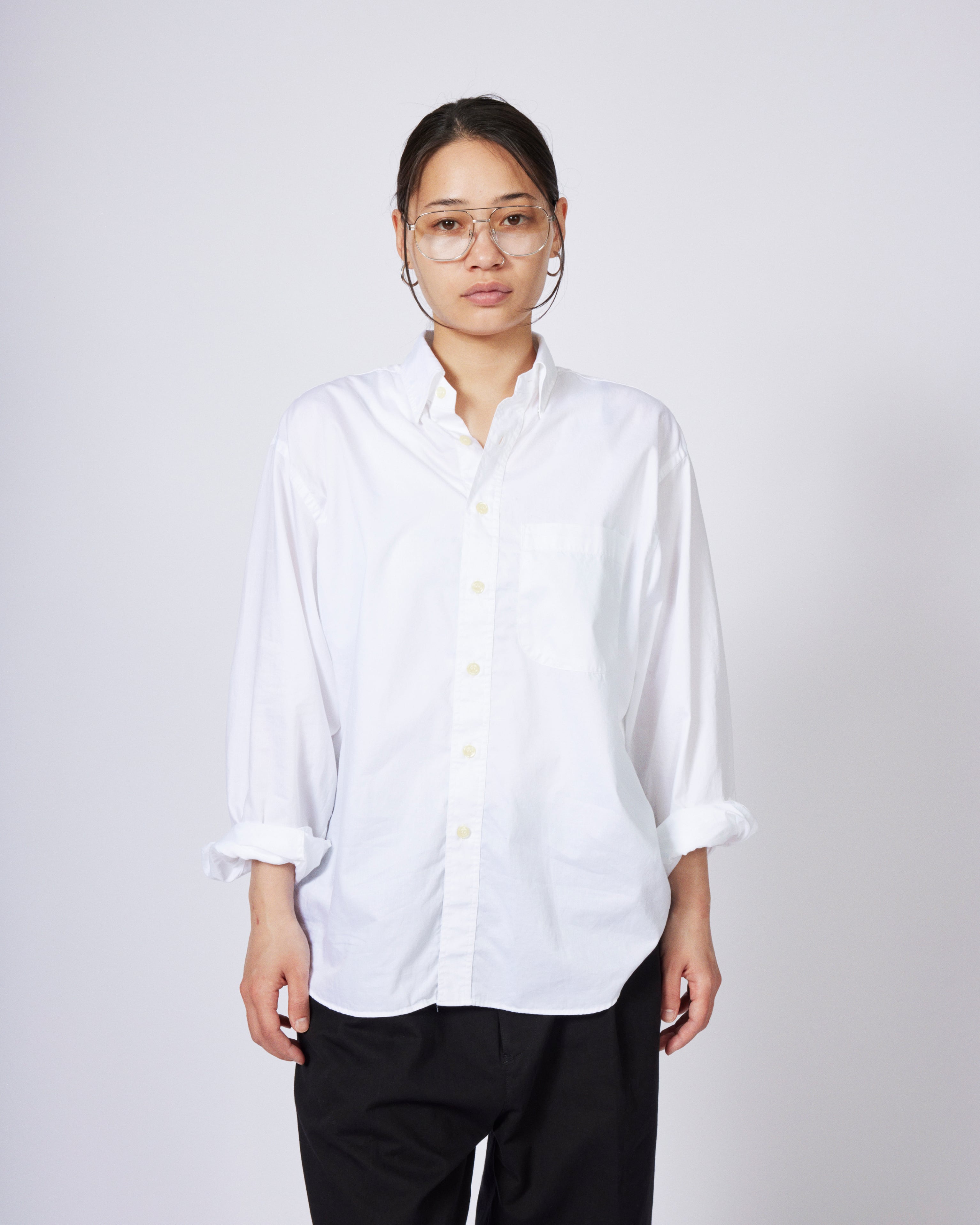 everyone button down dress shirt (WHITE) | everyone