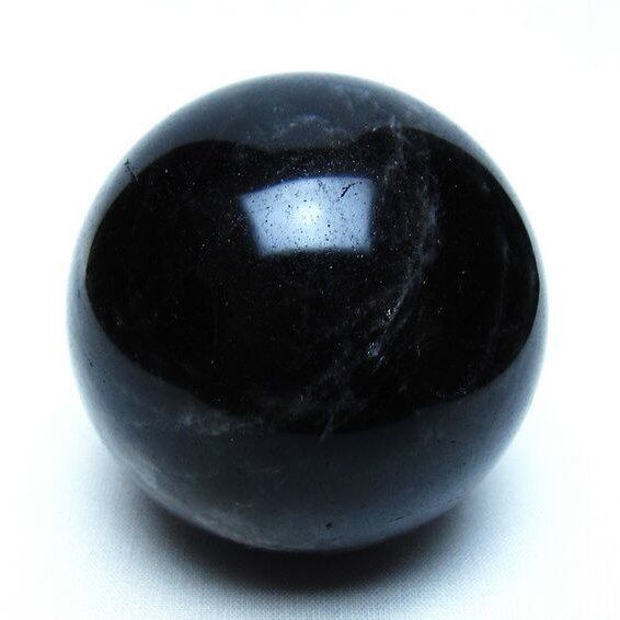 モリオン 黒水晶 丸玉 63mm 一点物 151-9462