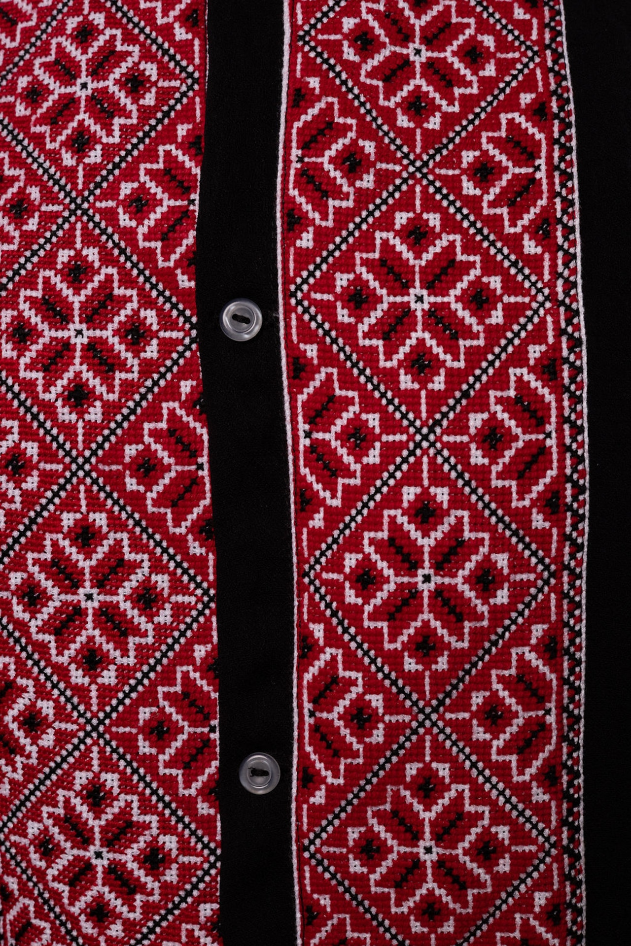 ウクライナ刺繍ヴィシヴァンカ　クロスステッチ手刺繍　Lサイズ　メンズ - 8