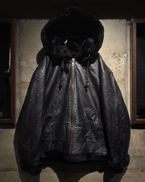 【Caka】“完品” B-3 Type Loose Leather Jacket