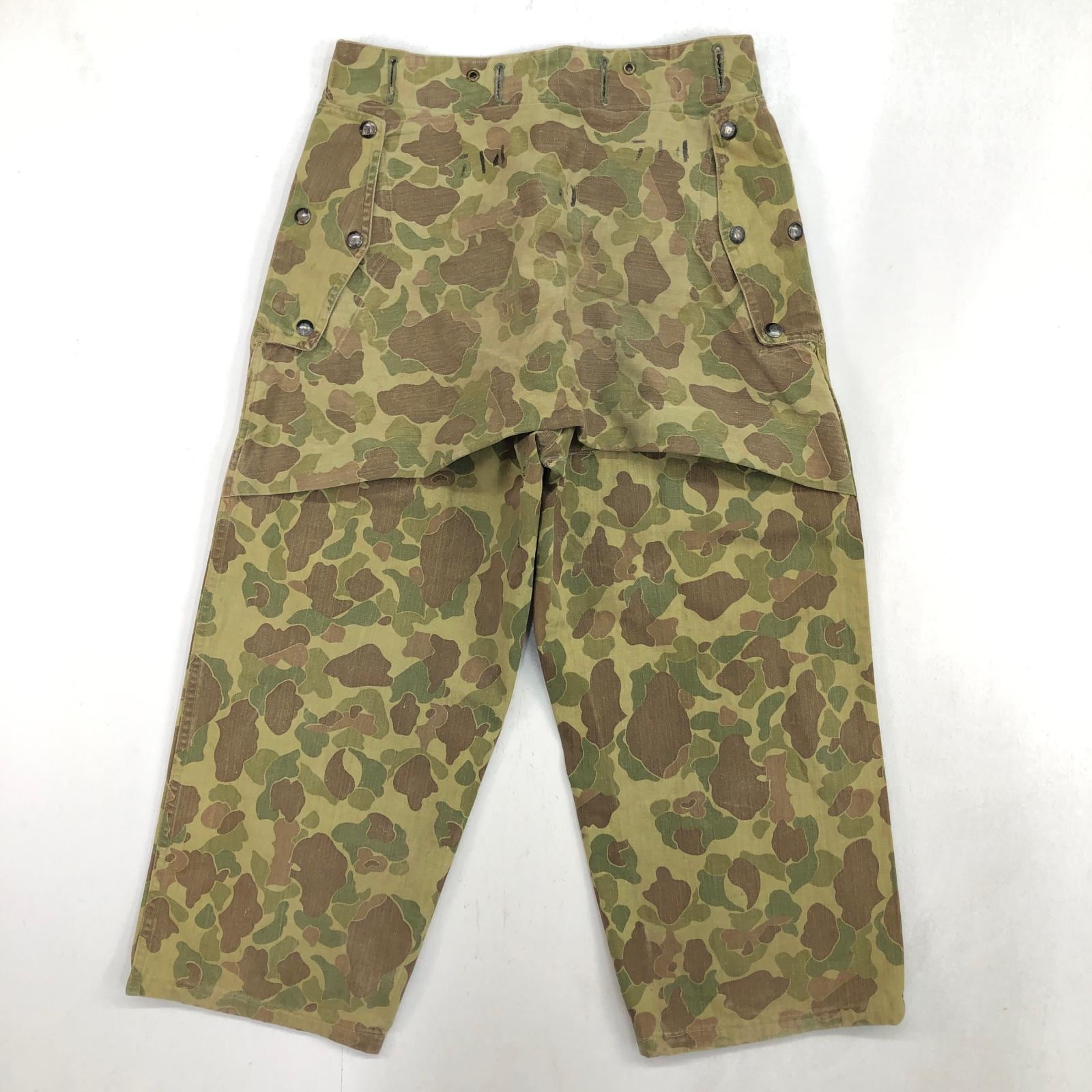 USMC 40年代 WWII HBT ダックハンターカモ パンツ セカンドモデル 2nd