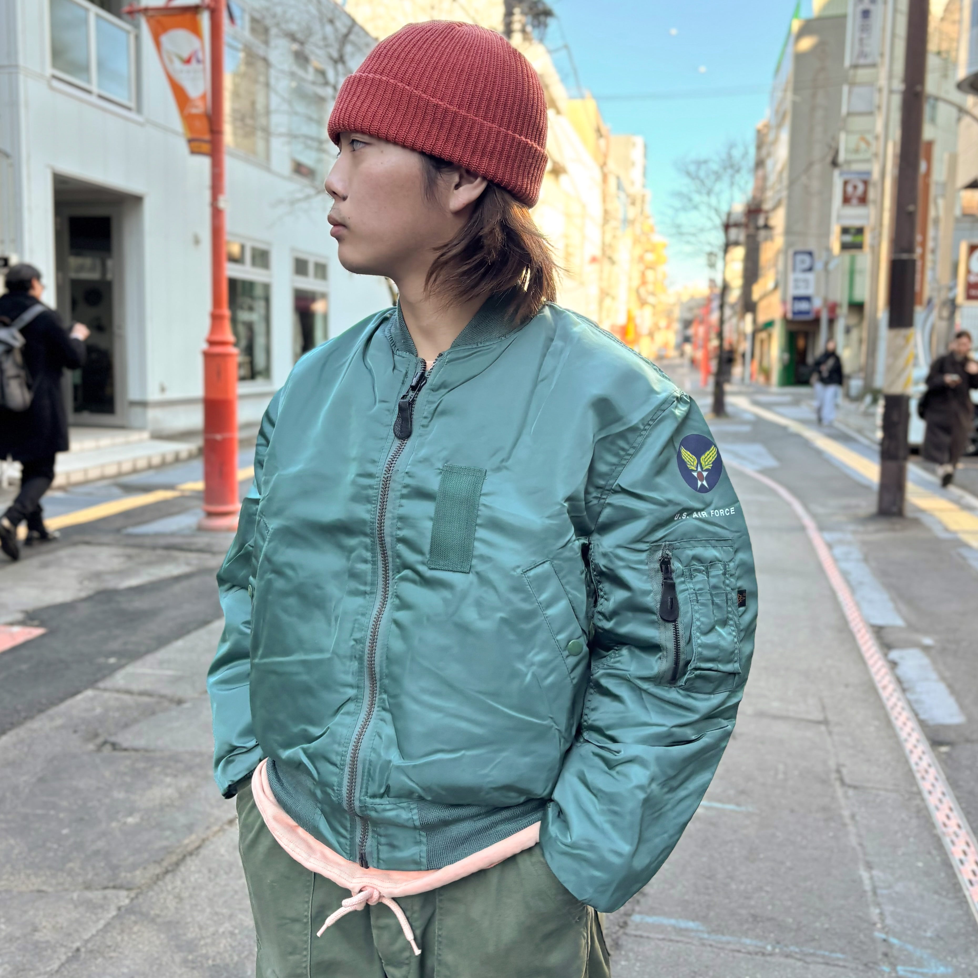 DEADSTOCK 90's CONCORD made by Alpha Industries Vintage MA-1