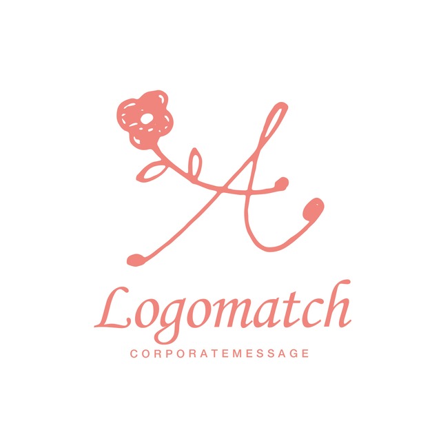 素朴で可憐な花のAのロゴ