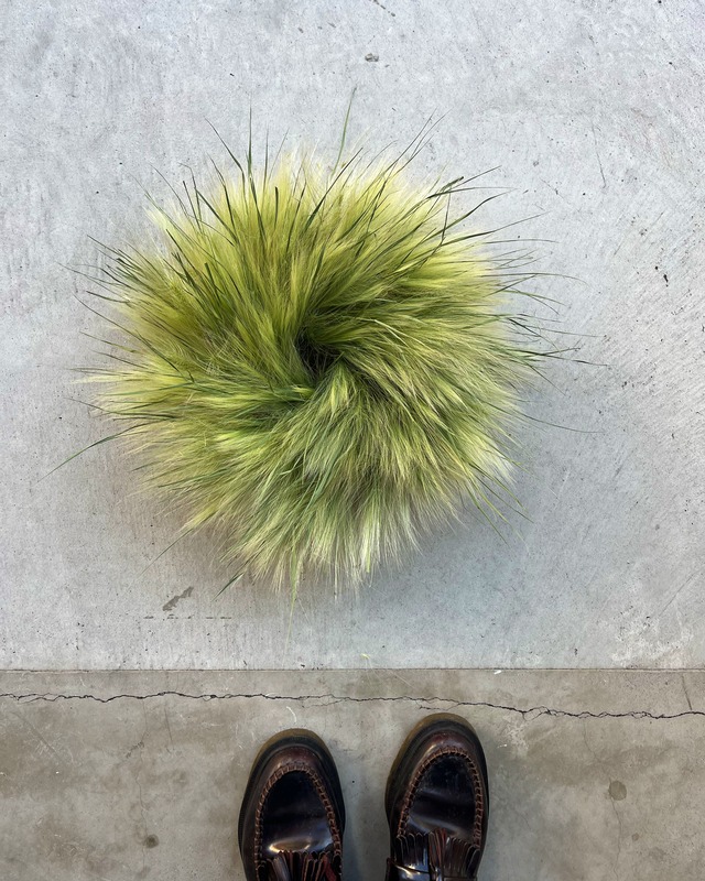 Squirrel tail wreath